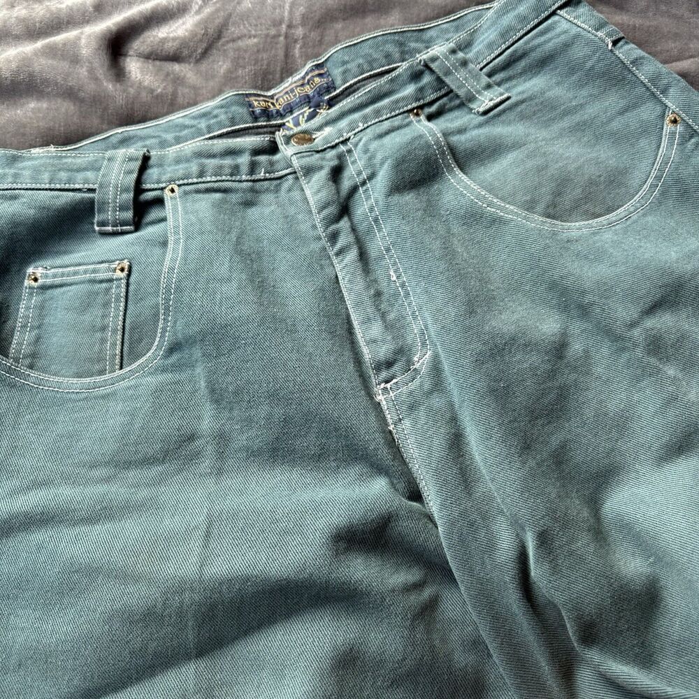 Karl Kani-jeans USA Made 90s Vintage Baggy Grunge Skater Hip-Hop Urban 36x30 - Picture 10 of 11